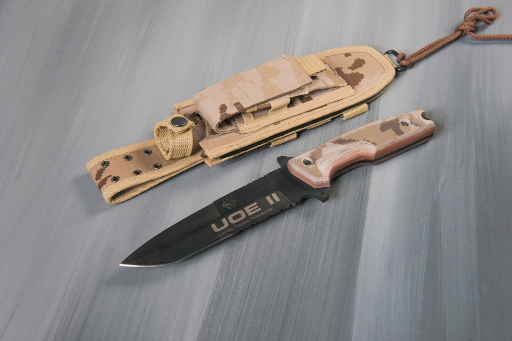 J & V Uoe II survival knife